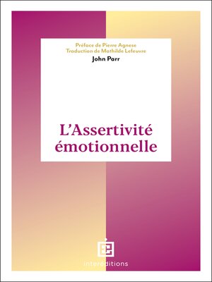 cover image of L'Assertivité émotionnelle